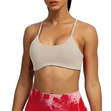 Aoxjox Women's Sports Bra - Low Impact Comfort and Style