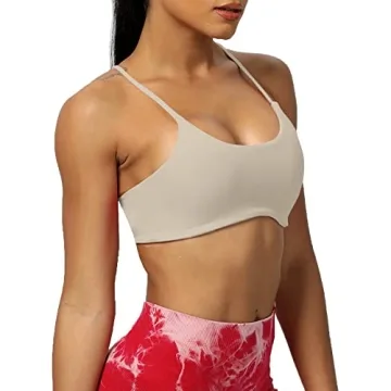 Aoxjox Women's Sports Bra - Low Impact Comfort and Style
