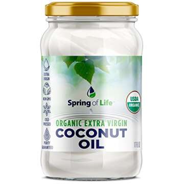 Spring of Life Organic Coconut Oil for Cooking and Beauty