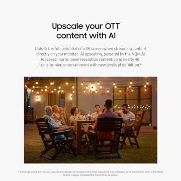 SAMSUNG 32-Inch M8 4K Smart Monitor with Streaming TV