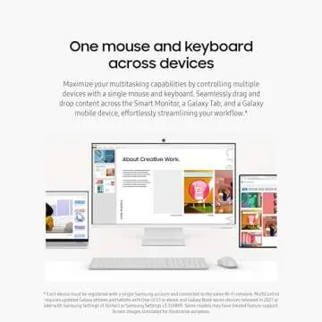 SAMSUNG 32-Inch M8 4K Smart Monitor with Streaming TV