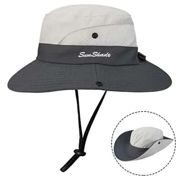 Stylish Women's UV-Protection Sun Hat for Outdoor Fun