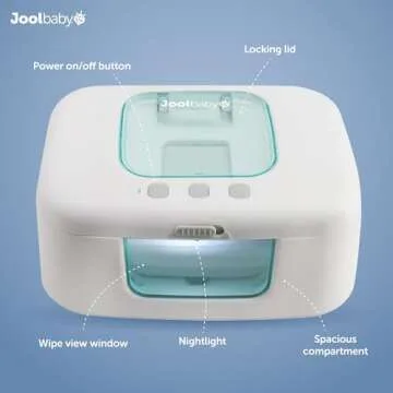 Jool Baby Wipe Warmer & Dispenser with Nightlight
