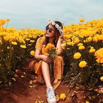 VELSCRUN Flower Crown for Weddings, Photoshoots & More