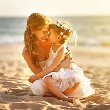 VELSCRUN Flower Crown for Weddings, Photoshoots & More