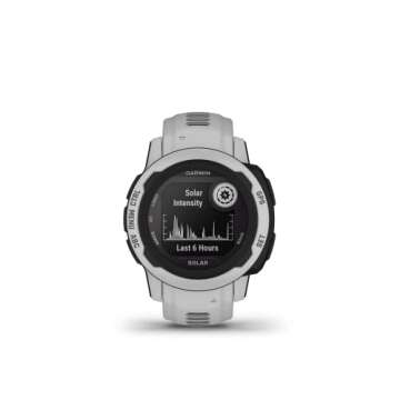 Garmin Instinct 2S Solar, Smaller-Sized GPS Outdoor Watch, Solar Charging Capabilities, Multi-GNSS S...