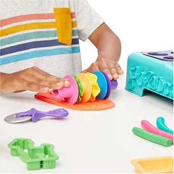 Play-Doh Set On The Go Imagine and Store Studio, with 30 Tools and 10 Cans of Modeling Compound, Travel Toys for 3 Year Old Girls and Boys and Up, Non-Toxic