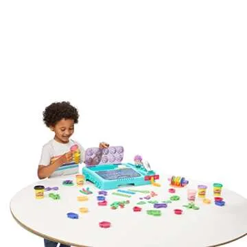 Play-Doh Set On The Go Imagine and Store Studio, with 30 Tools and 10 Cans of Modeling Compound, Travel Toys for 3 Year Old Girls and Boys and Up, Non-Toxic