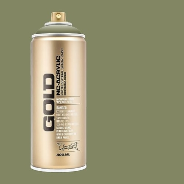 Montana Cans GOLD Spray Paint, 400ml Manila Green - Versatile & Eco-Friendly