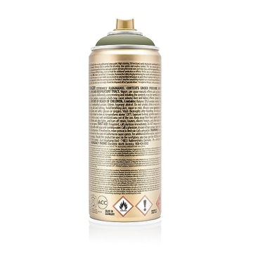 Montana Cans GOLD Spray Paint, 400ml Manila Green - Versatile & Eco-Friendly