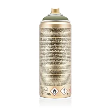 Montana Cans GOLD Spray Paint, 400ml Manila Green - Versatile & Eco-Friendly
