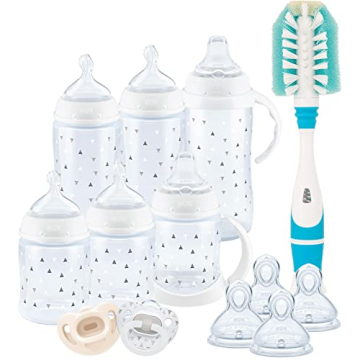 NUK Smooth Flow Anti Colic Baby Bottle Newborn Gift Set