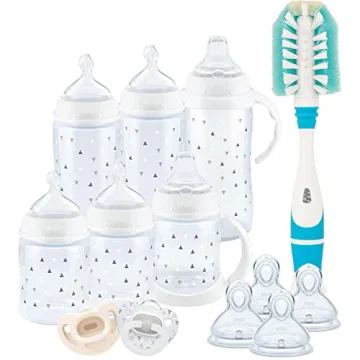 NUK Smooth Flow Anti Colic Baby Bottle Newborn Gift Set