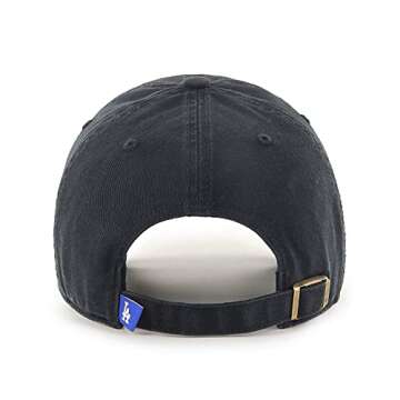 47 Los Angeles Dodgers Black MLB Clean Up Cap - One-Size