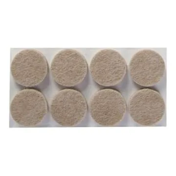 Scotch Felt Pads 32 PCS Beige, Felt Furniture Pads for Protecting Hardwood Floors, 1" Round, Easy-to...