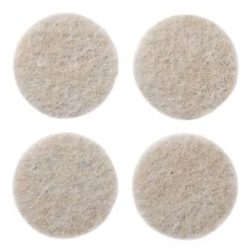 Scotch Felt Pads 32 PCS Beige, Felt Furniture Pads for Protecting Hardwood Floors, 1" Round, Easy-to-apply, Self-Stick design, Reliable protection from nicks, dents and scratches (SP802-NA)
