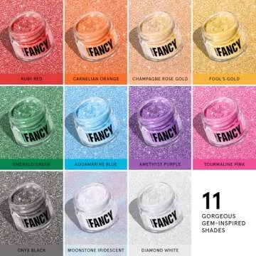 Fancy Sprinkles Onyx Black Premium Edible Glitter, 100% Edible Glitter for Sparkling Food & Drinks No Taste or Texture (4gm)