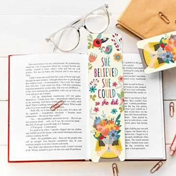 Inspiring Bookmarks for Women & Teens - Motivational Gift