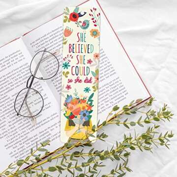 Inspiring Bookmarks for Women & Teens - Motivational Gift