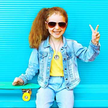 ArtCreativity 12 Pieces Mirror Disco Ball Necklaces - Disco Theme 70s Party Decorations, Photo Booth Props, Dance Party Favors for Kids & Adults