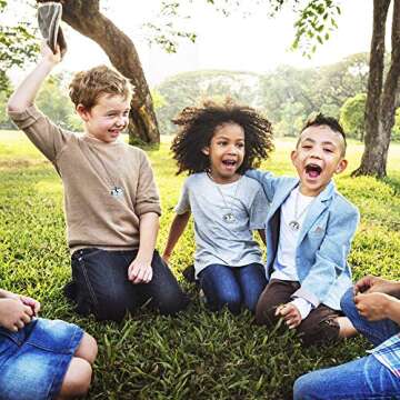 ArtCreativity 12 Pieces Mirror Disco Ball Necklaces - Disco Theme 70s Party Decorations, Photo Booth Props, Dance Party Favors for Kids & Adults