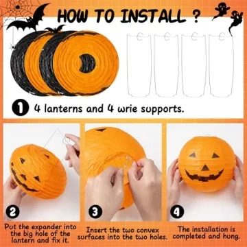 Halloween Decorations Indoor Set - 60 Pcs Spooky