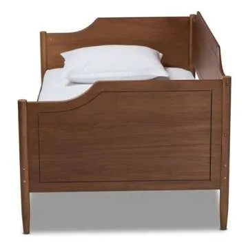 BOWERY HILL Walnut Brown Finished Twin Daybed for Home