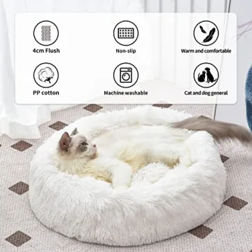 Comforting Aalklia Cat Bed - Soft, Washable & Anti-Slip