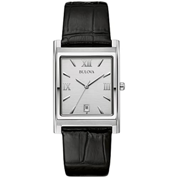 Bulova Men's Stainless Steel 3-Hand Calendar Date Quartz Watch - Elegance Redefined