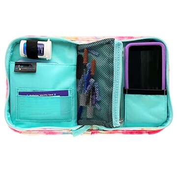 Omnipod Supply Case. Diabetes Supply Bag Made Exclusively for The Omnipod 5, Omnipod Dash or Omnipod PDM. Fits Extra Pod, Test Strips, Insulin, Lancet, and More Diabetic Supplies. (Dream)