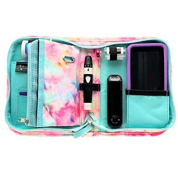 Omnipod Supply Case. Diabetes Supply Bag Made Exclusively for The Omnipod 5, Omnipod Dash or Omnipod PDM. Fits Extra Pod, Test Strips, Insulin, Lancet, and More Diabetic Supplies. (Dream)