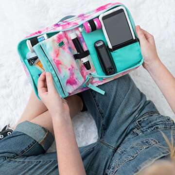 Omnipod Supply Case. Diabetes Supply Bag Made Exclusively for The Omnipod 5, Omnipod Dash or Omnipod PDM. Fits Extra Pod, Test Strips, Insulin, Lancet, and More Diabetic Supplies. (Dream)