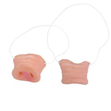 BinaryABC Halloween Pig Nose Hog Snout,Holloween Costume Party Props,3Pcs (5X6cm)