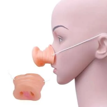 BinaryABC Halloween Pig Nose Hog Snout,Holloween Costume Party Props,3Pcs (5X6cm)