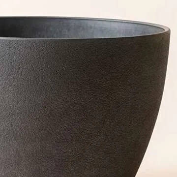 LA JOLIE MUSE Stylish 11.3-Inch Outdoor Planters Set