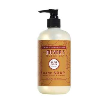 MRS. MEYER'S CLEAN DAY Variety, 1 Mrs. Meyer's Room Freshener, 8 OZ, 1 Mrs. Meyer's Liquid Dish Soap, 16 OZ, 1 Liquid Hand Soap,12.5 OZ, 1 Multi-Surface Cleaner 16 OZ, 1 CT (Apple Cider)