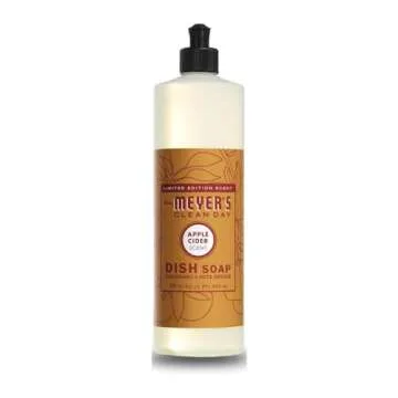 MRS. MEYER'S CLEAN DAY Variety, 1 Mrs. Meyer's Room Freshener, 8 OZ, 1 Mrs. Meyer's Liquid Dish Soap, 16 OZ, 1 Liquid Hand Soap,12.5 OZ, 1 Multi-Surface Cleaner 16 OZ, 1 CT (Apple Cider)