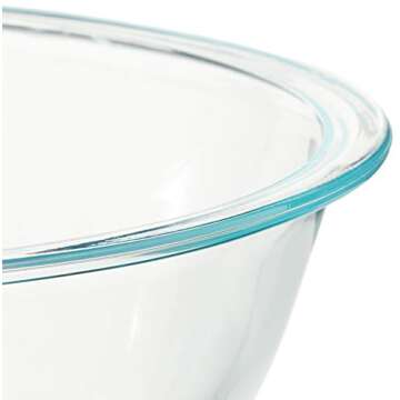 Pyrex Smart Essentials Glass Bowls with Plastic Lids, 8-Piece Set