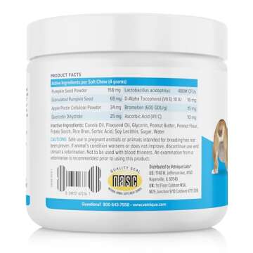 Glandex Anal Gland Soft Chew Treats with Pumpkin for Dogs Digestive Enzymes, Probiotics Fiber Supple...