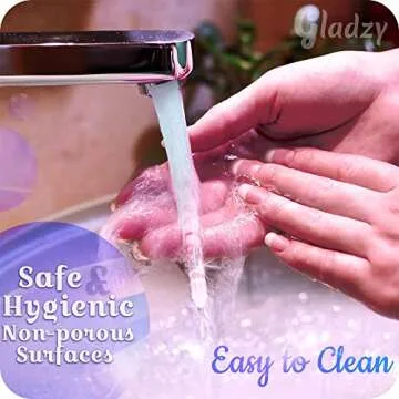 GLADZY Glass Cuticle Pusher Tool - Professional Nail Care Tool