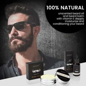 DOVICH 10 In 1 Beard Kit - Ultimate Grooming Gift for Men
