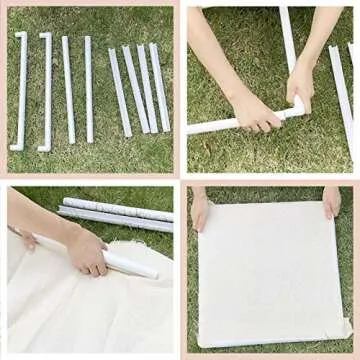 Hand U Journey Clip Frame for Embroidery & Quilting