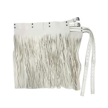 KKmeter Adjustable Fringe Tassel Skirt for Women