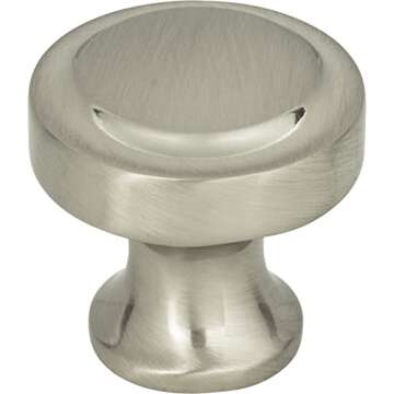 Warm Brass Cabinet Knob for Home | Atlas A300-WB