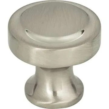 Warm Brass Cabinet Knob for Home | Atlas A300-WB