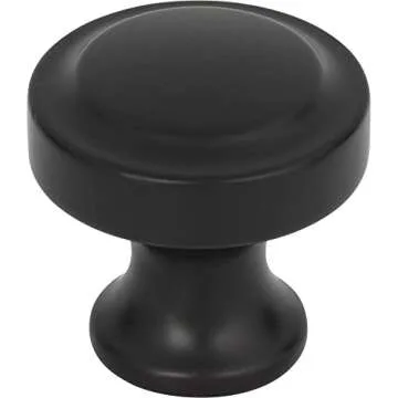 Warm Brass Cabinet Knob for Home | Atlas A300-WB