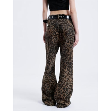 Leopard Print Jeans for Women - Aelfric Eden Chic Style