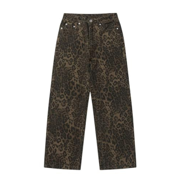 Leopard Print Jeans for Women - Aelfric Eden Chic Style
