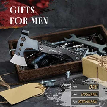 VEITORLD Compact Multitool Hatchet for Men, Gift Idea