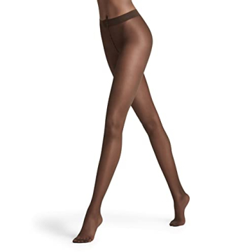 FALKE Women's Pure Matt 20 Denier Tights, Matte Hosiery, Casual or Dress Clothing, Fine Sheer Transparent, Nylon, Brown (Brenda 5179), M, 1 Pair